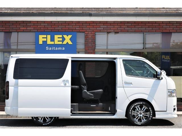 スーパーGL ダークプライムII ガソリン2WD11インチPKG1.5インチローダウンガッツミラー同色FLEXリップスポイラーDELF0217インチAWナスカーレタータイヤアルティメットテールHDMIUSBビルトインETC2.0(11枚目)