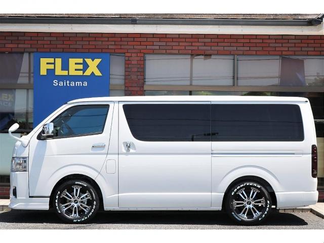 スーパーGL ダークプライムII ガソリン2WD11インチPKG1.5インチローダウンガッツミラー同色FLEXリップスポイラーDELF0217インチAWナスカーレタータイヤアルティメットテールHDMIUSBビルトインETC2.0(12枚目)