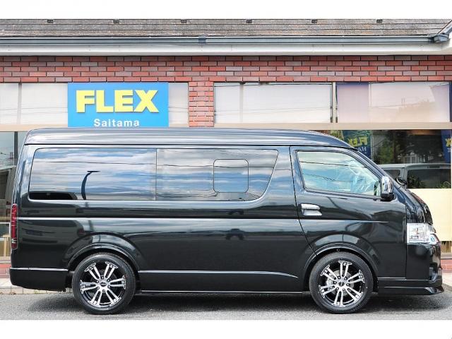 GL ロング アレンジAS内装架装フルフラット対面座席アルパイン11インチナビ後席フリップダウンモニターHDMI/USBソケットETC2.0リップスポイラーオーバーフェンダー18インチAWヨコハマパラダタイヤ(17枚目)