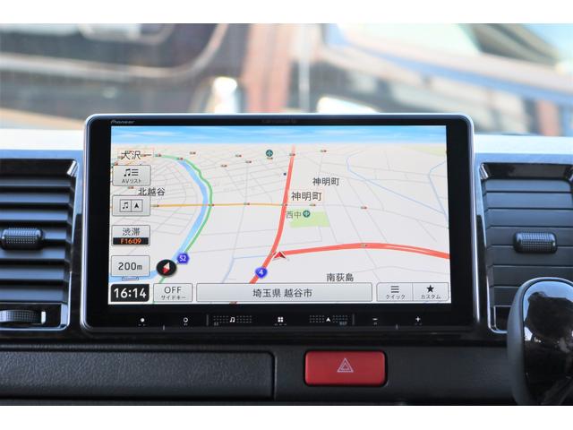 ロングワイドスーパーGL ガソリン4WDReClassicマットブラック塗装NT116インチAWオープンカントリーシートカバーベットキット両側サイドバーフローティングナビフリップダウンモニターHDMIETC(49枚目)