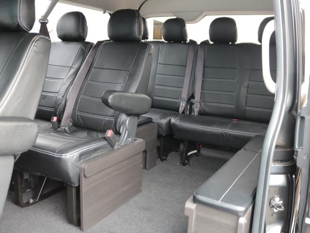 ハイエースワゴン ＧＬ　新品車中泊ベットキット　トリプルモニター　ＨＤＭＩスマホミラーリング対応フルセグナビ　サブモニター　フリップダウンモニター　新品ナスカータイヤ　新品黒革調シートカバー　パワースライドドア　寒冷地仕様（60枚目）