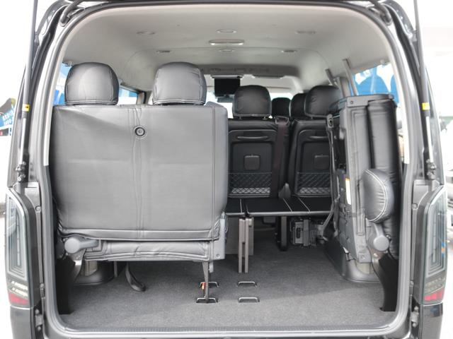 ハイエースワゴン ＧＬ　新品車中泊ベットキット　トリプルモニター　ＨＤＭＩスマホミラーリング対応フルセグナビ　サブモニター　フリップダウンモニター　新品ナスカータイヤ　新品黒革調シートカバー　パワースライドドア　寒冷地仕様（64枚目）
