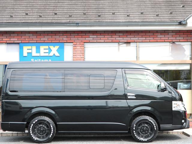 ハイエースワゴン ＧＬ　新品車中泊ベットキット　トリプルモニター　ＨＤＭＩスマホミラーリング対応フルセグナビ　サブモニター　フリップダウンモニター　新品ナスカータイヤ　新品黒革調シートカバー　パワースライドドア　寒冷地仕様（73枚目）