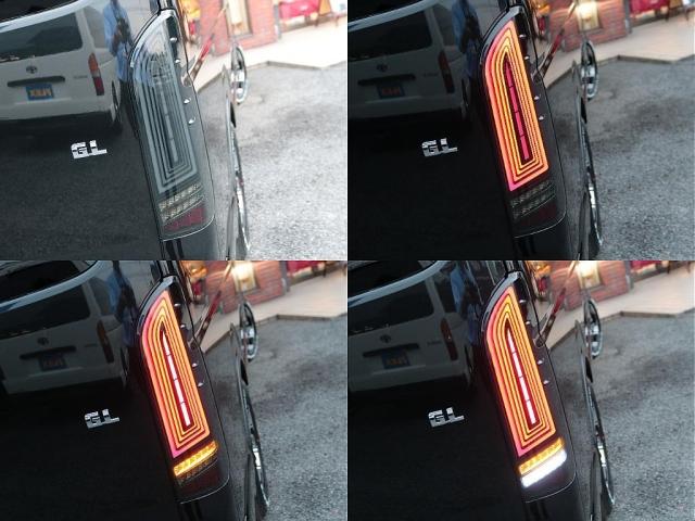 ハイエースワゴン GL ロング 新車8型 メカレスBIG-X11インチナビ 大型12.8フリップダウン 床張りフローリングフロア 全席黒革調シートカバー 1.5インチローダウン 新作Delf06 17インチAW ナスカータイヤ(17枚目)