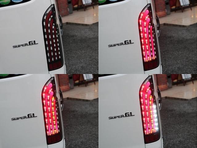 ハイエースバン スーパーGL ダークプライムII ロングボディ ワンオーナー FLEXオリジナル内装Ver4 家具付ベットキット 床張りフローリングフロア フルセグナビ ナビ連動ドラレコ コーナーセンサー 新品Delf06AW ナスカー 1.5インチローダウン(17枚目)