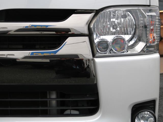 ハイエースバン スーパーGL ダークプライムII ロングボディ ワンオーナー FLEXオリジナル内装Ver4 家具付ベットキット 床張りフローリングフロア フルセグナビ ナビ連動ドラレコ コーナーセンサー 新品Delf06AW ナスカー 1.5インチローダウン(23枚目)