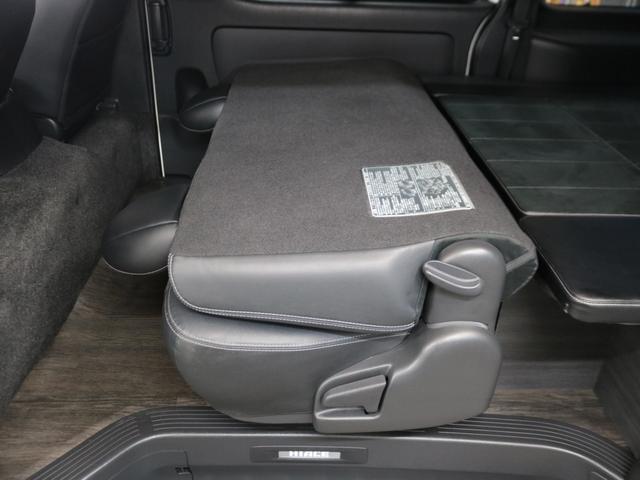 ハイエースバン スーパーGL ダークプライムII ロングボディ ワンオーナー FLEXオリジナル内装Ver4 家具付ベットキット 床張りフローリングフロア フルセグナビ ナビ連動ドラレコ コーナーセンサー 新品Delf06AW ナスカー 1.5インチローダウン(60枚目)