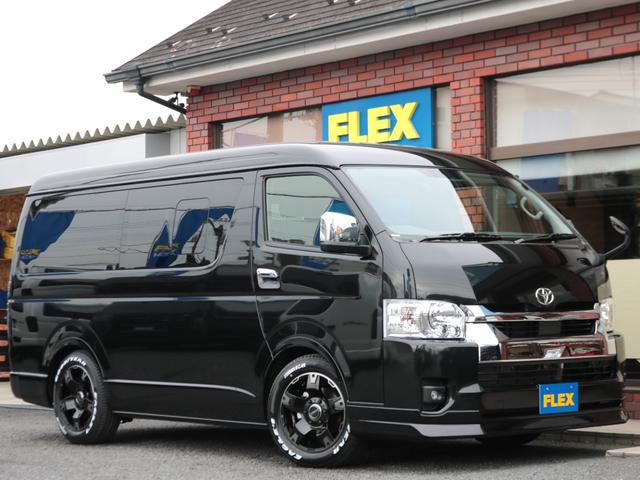 ハイエースワゴン GL ロング 新車 FLEX内装架装Relaxing ベット&テーブル車中泊仕様 HDMIスマホミラーリング フルセグナビ&フリップダウンモニター USB電源増設 デジタルインナーミラー パノラミックビューモニター(80枚目)