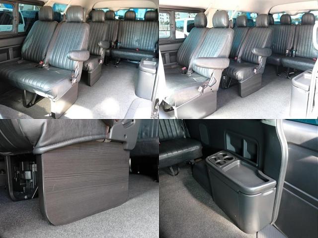 ハイエースワゴン GL 買取直販 ストラーダフローティング9インチナビ カロッツェリアフリップダウンモニター スモークフィルムリア5面 NT-1 16インチAW TOYOオープンカントリーR/Tタイヤ トヨタセーフティセンス(9枚目)