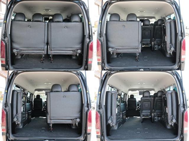 ハイエースワゴン GL 買取直販 ストラーダフローティング9インチナビ カロッツェリアフリップダウンモニター スモークフィルムリア5面 NT-1 16インチAW TOYOオープンカントリーR/Tタイヤ トヨタセーフティセンス(10枚目)