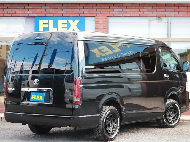 ハイエースワゴン GL 買取直販 ストラーダフローティング9インチナビ カロッツェリアフリップダウンモニター スモークフィルムリア5面 NT-1 16インチAW TOYOオープンカントリーR/Tタイヤ トヨタセーフティセンス(16枚目)