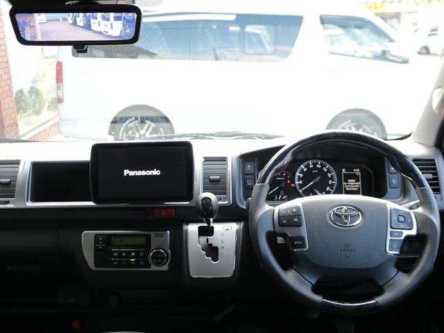 ハイエースワゴン GL 買取直販 ストラーダフローティング9インチナビ カロッツェリアフリップダウンモニター スモークフィルムリア5面 NT-1 16インチAW TOYOオープンカントリーR/Tタイヤ トヨタセーフティセンス(41枚目)