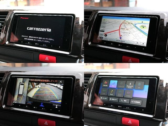 ハイエースバン スーパーGL ダークプライムII 登録済未使用車 高さ調節車中泊ベット HDMIスマホミラーリング 走行中視聴フルセグナビ パノラミックビューモニター デジタルインナーミラー トヨタセーフティセンス クリアランスソナー サイドバー(4枚目)