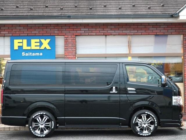 ハイエースバン スーパーGL ダークプライムII 登録済未使用車 高さ調節車中泊ベット HDMIスマホミラーリング 走行中視聴フルセグナビ パノラミックビューモニター デジタルインナーミラー トヨタセーフティセンス クリアランスソナー サイドバー(14枚目)