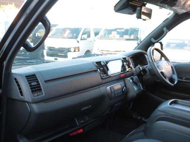 ハイエースバン スーパーGL ダークプライムII 登録済未使用車 高さ調節車中泊ベット HDMIスマホミラーリング 走行中視聴フルセグナビ パノラミックビューモニター デジタルインナーミラー トヨタセーフティセンス クリアランスソナー サイドバー(53枚目)