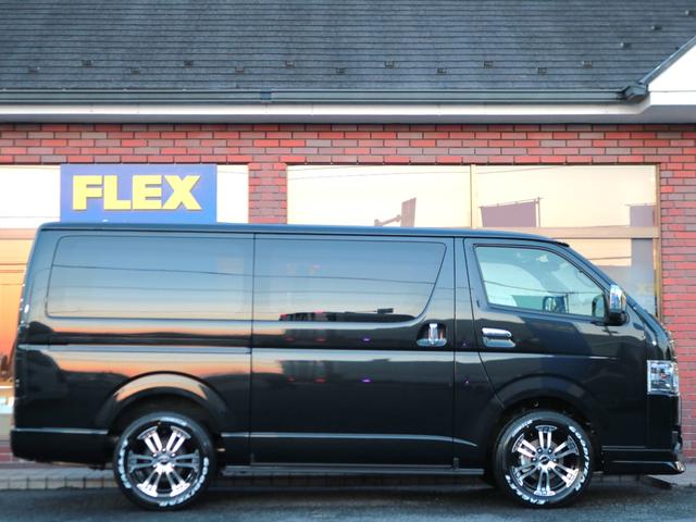 ハイエースバン スーパーGL ダークプライムII 登録済未使用車 高さ調節車中泊ベット HDMIスマホミラーリング 走行中視聴フルセグナビ パノラミックビューモニター デジタルインナーミラー トヨタセーフティセンス クリアランスソナー サイドバー(70枚目)