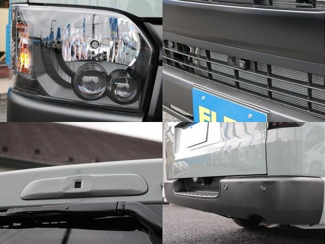 ハイエースバン ロングスーパーGL 車中泊ベットキット メカレスBIG-X11インチナビ ミラーリング対応HDMIポート FLEXシートカバー 両側サイドバー インナーブラックヘッドライト ブラックエディション 両側パワースライドドア(10枚目)
