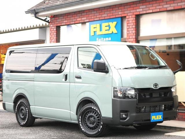 ハイエースバン ロングスーパーGL 車中泊ベットキット メカレスBIG-X11インチナビ ミラーリング対応HDMIポート FLEXシートカバー 両側サイドバー インナーブラックヘッドライト ブラックエディション 両側パワースライドドア(20枚目)