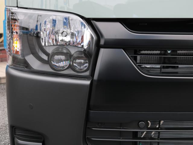 ハイエースバン ロングスーパーGL 車中泊ベットキット メカレスBIG-X11インチナビ ミラーリング対応HDMIポート FLEXシートカバー 両側サイドバー インナーブラックヘッドライト ブラックエディション 両側パワースライドドア(22枚目)