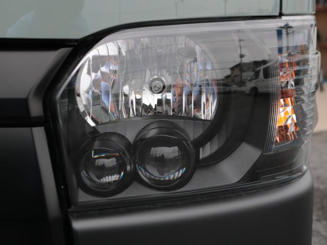 ハイエースバン ロングスーパーGL 車中泊ベットキット メカレスBIG-X11インチナビ ミラーリング対応HDMIポート FLEXシートカバー 両側サイドバー インナーブラックヘッドライト ブラックエディション 両側パワースライドドア(25枚目)