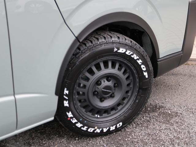 ハイエースバン ロングスーパーGL 車中泊ベットキット メカレスBIG-X11インチナビ ミラーリング対応HDMIポート FLEXシートカバー 両側サイドバー インナーブラックヘッドライト ブラックエディション 両側パワースライドドア(40枚目)