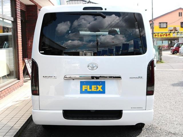 ハイエースバン スーパーGL ダークプライムII ロングボディ ベットキット BIG-X11インチナビ FLEXフロントスポイラー アルティメットIILEDテール Delf06 17インチAW ナスカーレタータイヤ トヨタセーフティセンス 両側パワースライドドア(14枚目)
