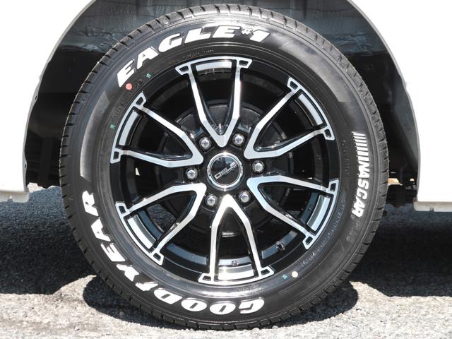 ハイエースバン スーパーGL ダークプライムII ロングボディ ベットキット BIG-X11インチナビ FLEXフロントスポイラー アルティメットIILEDテール Delf06 17インチAW ナスカーレタータイヤ トヨタセーフティセンス 両側パワースライドドア(75枚目)