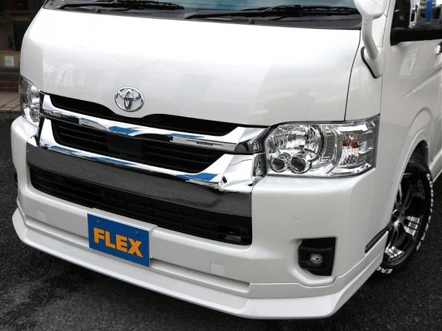 ハイエースワゴン GL ロング FLEX内装アレンジ【familiar】ベット&テーブル車中泊仕様 BIG-X11インチナビ HDMIスマホミラーリング フローリングフロア デジタルインナーミラー パノラミックビューモニター TSS(10枚目)