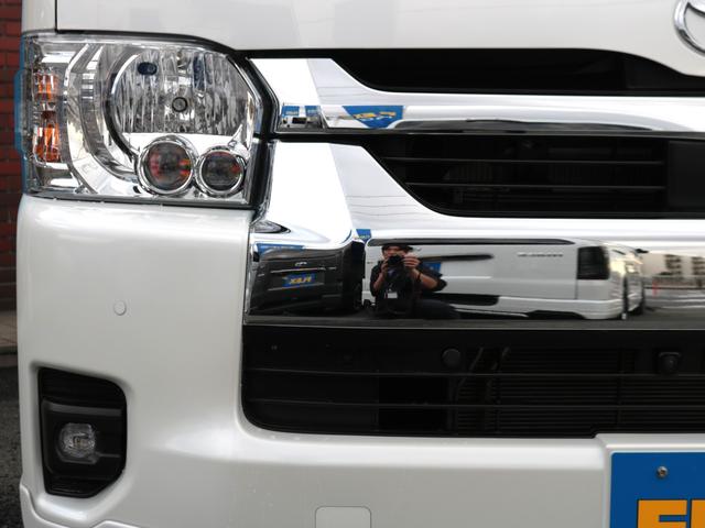 ハイエースワゴン GL ロング FLEX内装アレンジ【familiar】ベット&テーブル車中泊仕様 BIG-X11インチナビ HDMIスマホミラーリング フローリングフロア デジタルインナーミラー パノラミックビューモニター TSS(23枚目)