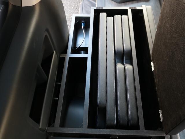 ハイエースワゴン GL ロング FLEX内装アレンジ【familiar】ベット&テーブル車中泊仕様 BIG-X11インチナビ HDMIスマホミラーリング フローリングフロア デジタルインナーミラー パノラミックビューモニター TSS(63枚目)