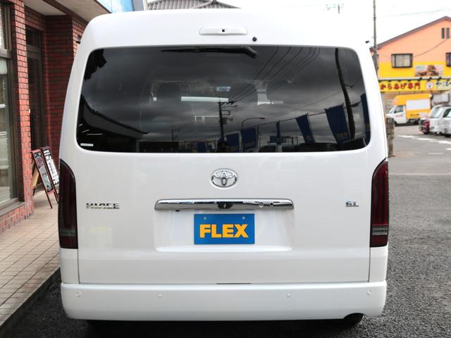 ハイエースワゴン GL ロング FLEX内装アレンジ【familiar】ベット&テーブル車中泊仕様 BIG-X11インチナビ HDMIスマホミラーリング フローリングフロア デジタルインナーミラー パノラミックビューモニター TSS(71枚目)