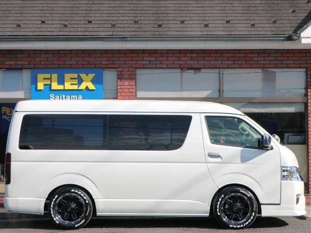 ハイエースワゴン GL ロング 【Relaxing内装】ベット&テーブル BIG-X11インチナビ 12.8フリップダウンモニター ミラーリングHDMIポート 1.5インチローダウン トヨタセーフティセンス デジタルインナーミラー(15枚目)