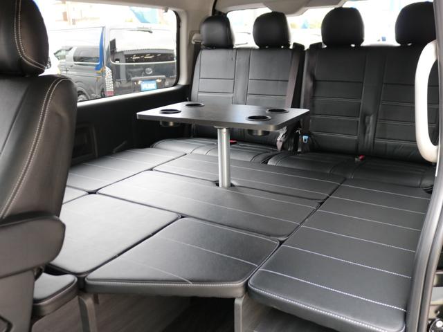 ハイエースワゴン GL ロング 【Relaxing内装】ベット&テーブル BIG-X11インチナビ 12.8フリップダウンモニター ミラーリングHDMIポート 1.5インチローダウン トヨタセーフティセンス デジタルインナーミラー(46枚目)