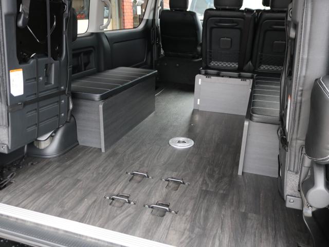 ハイエースワゴン GL ロング 【Relaxing内装】ベット&テーブル BIG-X11インチナビ 12.8フリップダウンモニター ミラーリングHDMIポート 1.5インチローダウン トヨタセーフティセンス デジタルインナーミラー(48枚目)