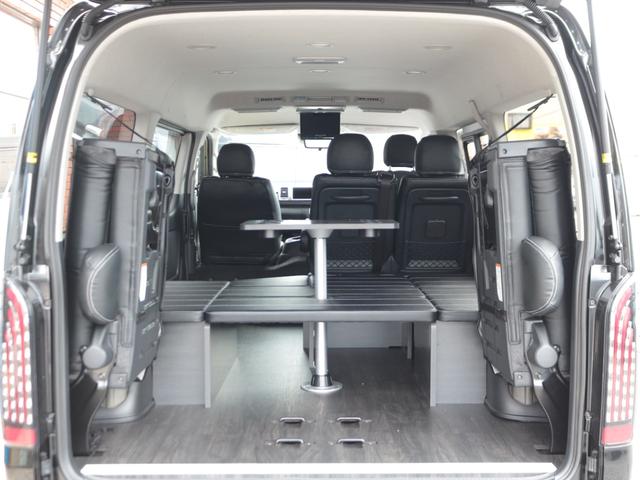 ハイエースワゴン GL ロング 【Relaxing内装】ベット&テーブル BIG-X11インチナビ 12.8フリップダウンモニター ミラーリングHDMIポート 1.5インチローダウン トヨタセーフティセンス デジタルインナーミラー(53枚目)