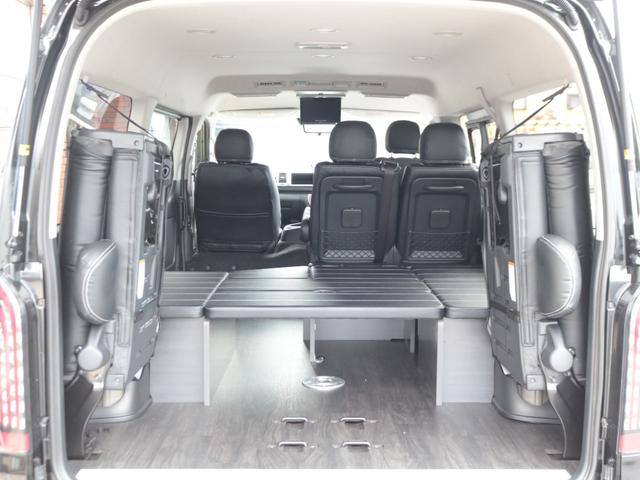 ハイエースワゴン GL ロング 【Relaxing内装】ベット&テーブル BIG-X11インチナビ 12.8フリップダウンモニター ミラーリングHDMIポート 1.5インチローダウン トヨタセーフティセンス デジタルインナーミラー(54枚目)