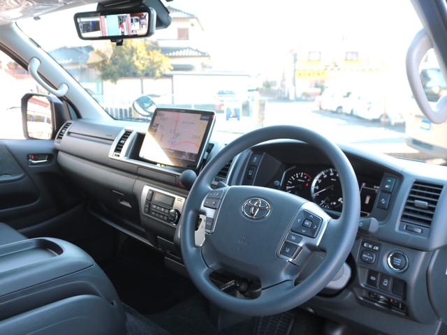 ハイエースワゴン GL ロング 【Relaxing内装】ベット&テーブル BIG-X11インチナビ 12.8フリップダウンモニター ミラーリングHDMIポート 1.5インチローダウン トヨタセーフティセンス デジタルインナーミラー(67枚目)