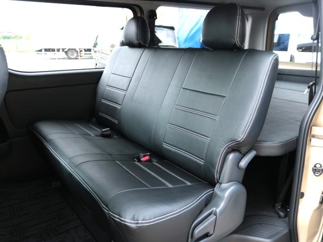 ハイエースバン ロングスーパーＧＬ　登録済未使用車　アースカラー　メカレスＢＩＧ－Ｘ１１インチナビ　スマホミラーリングＨＤＭＩポート　ビルトインＥＴＣ２．０　タイプＩＩベットキット　マットブラック塗装　ヘッドライトインナーブラック塗装（68枚目）