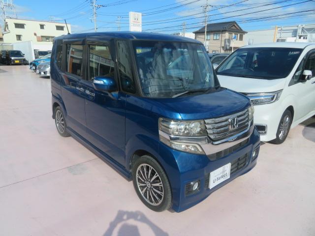 N-BOXカスタム G・ターボパッケージ 禁煙車 ターボ車 純正メモリーナビTV DVD再生 Bluetooth接続 ETC スマートキー HID フォグ クルーズコントロール 両側パワスラ 純正ドラレコ バックカメラ タイミングチェーン(6枚目)
