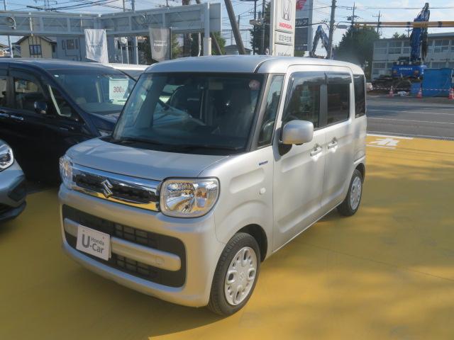 スペーシア ハイブリッドＸ　禁煙車　ＤＣＢＳ　純正ＭナビＴＶ　ＤＶＤ再生　Ｂｌｕｅｔｏｏｔｈ接続　ＵＳＢ　スマートキー　両側パワスラ　シートヒーター　Ｒクーラー　社外ＦＲドラレコ　Ｒソナー　全周囲カメラ　ドアバイザー　フリーキー（7枚目）