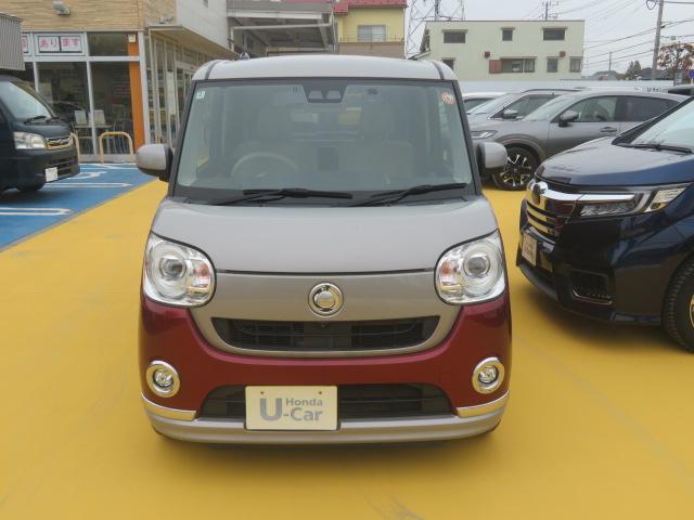 ムーヴキャンバス GメイクアップSAIII 禁煙車 スマートアシストIII 純正メモリーナビTV DVD再生 Bluetooth接続 USB 社外FRドラレコ LED フォグ 両側パワスラ Rソナー 全周囲カメラ 社外アルミ 地デジ W電動ドア(2枚目)