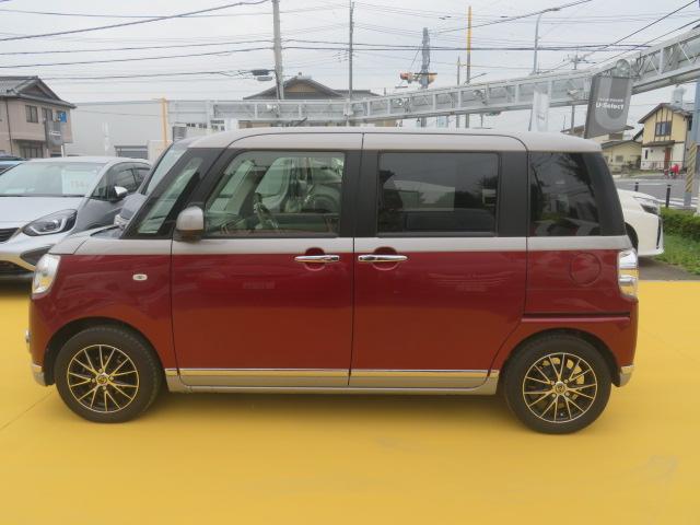 ムーヴキャンバス GメイクアップSAIII 禁煙車 スマートアシストIII 純正メモリーナビTV DVD再生 Bluetooth接続 USB 社外FRドラレコ LED フォグ 両側パワスラ Rソナー 全周囲カメラ 社外アルミ 地デジ W電動ドア(5枚目)