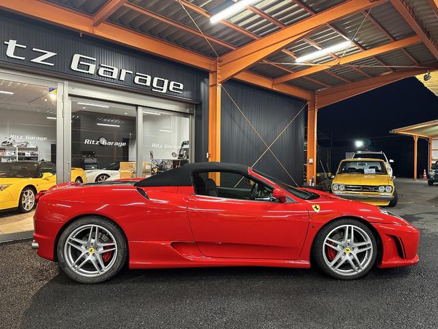 Ｆ４３０スパイダー Ｆ１　走行距離８，０００ｋｍ台　社外フロントバンパー　リアディフューザー　レッドレブカウンター　イクリプスＨＤＤナビ（4枚目）