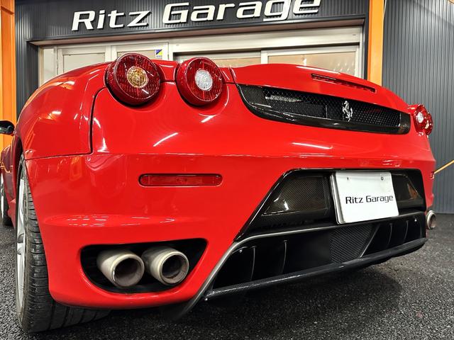 Ｆ４３０スパイダー Ｆ１　走行距離８，０００ｋｍ台　社外フロントバンパー　リアディフューザー　レッドレブカウンター　イクリプスＨＤＤナビ（33枚目）