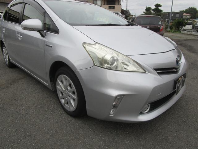 プリウスアルファ S プッシュスタート スマートキー ナビ バックカメラ 衝突安全ボディー アイドリングストップ 運転席エアバック 助手席エアバ(3枚目)