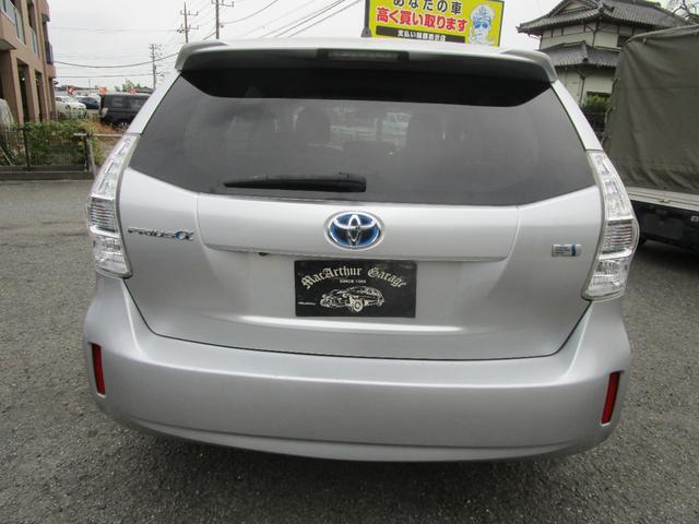 プリウスアルファ S プッシュスタート スマートキー ナビ バックカメラ 衝突安全ボディー アイドリングストップ 運転席エアバック 助手席エアバ(6枚目)