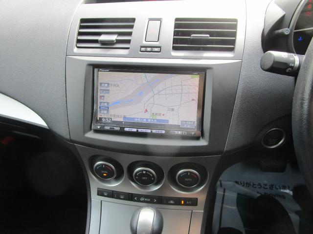 アクセラスポーツ 20S アイドリングストップ 記録簿 プッシュスタート 盗難防止 衝突安全 運転席エアバック 助手席エアバック ナビ TV Bluetooth(52枚目)