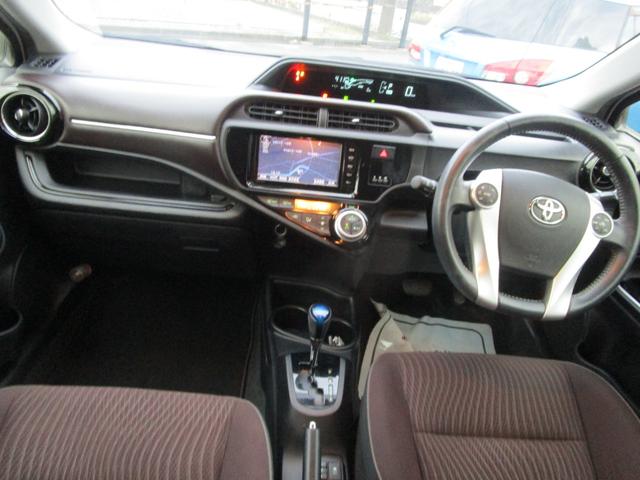 アクア Ｇ　プッシュスタート　ドライブレコーダー　ナビ　バックカメラ　Ｂｌｕｅｔｏｏｔｈアイドリングストップ　シートヒーター　運転席エアバック　助手席エアバック　盗難防止（35枚目）