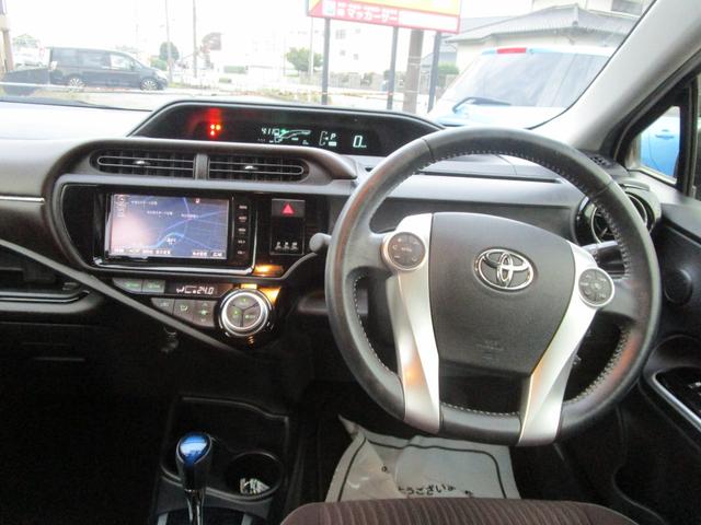 アクア Ｇ　プッシュスタート　ドライブレコーダー　ナビ　バックカメラ　Ｂｌｕｅｔｏｏｔｈアイドリングストップ　シートヒーター　運転席エアバック　助手席エアバック　盗難防止（36枚目）