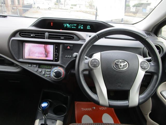 アクア Ｇ　バックカメラ　プッシュスタート　ＴＶ　ナビ　ドライブレコーダー　ＥＴＣ　Ｂｌｕｅｔｏｏｔｈ（36枚目）